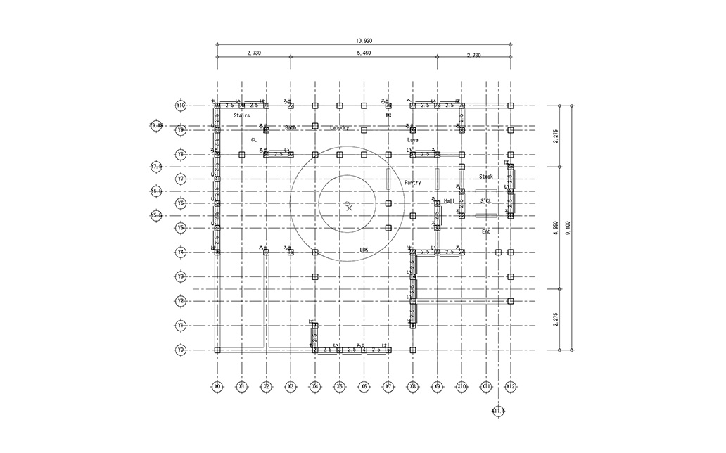 1F2F 壁量平面図